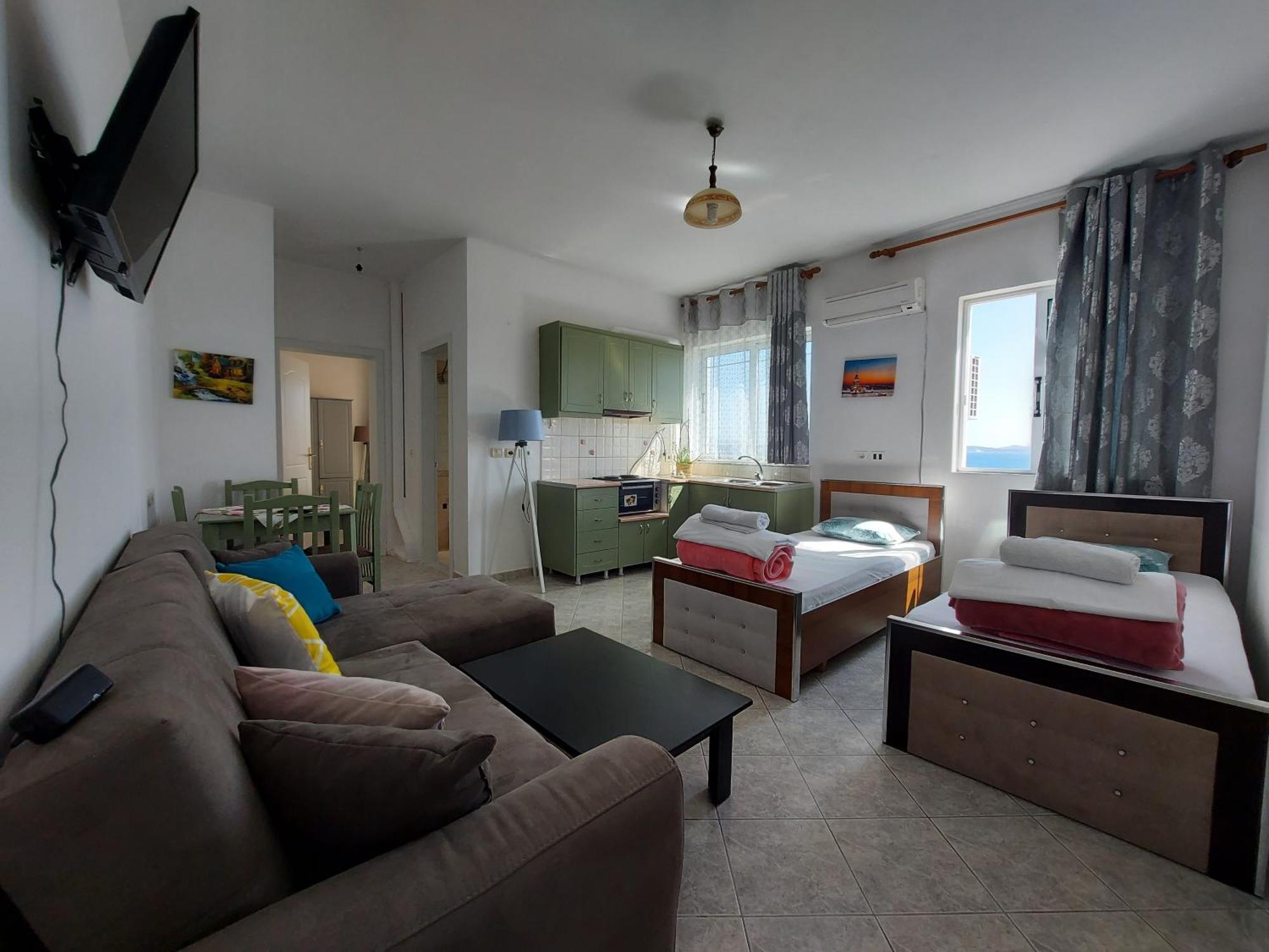 Vila Stupende Apartment Sarande Bilik gambar